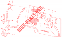 Commande embrayage cpl pour MOTO GUZZI Bellagio de 2013