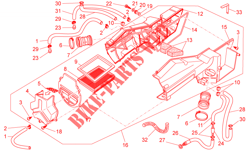 Corps filtre pour MOTO GUZZI V7 Racer de 2011